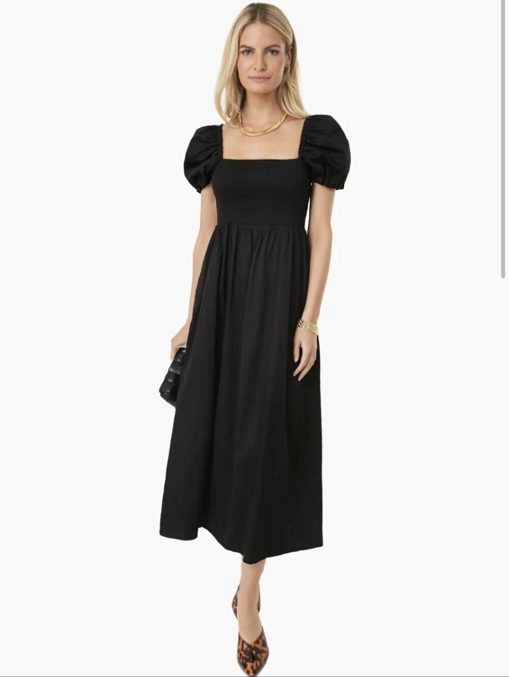 NWT Tuckernuck Onyx Black Baxter Dress Size Medium NEW